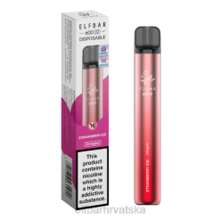Elf Bar 5000 Hrvatska - ELFBAR 600v2 jednokratni vape - 20mg 8D4H14 led od jagoda